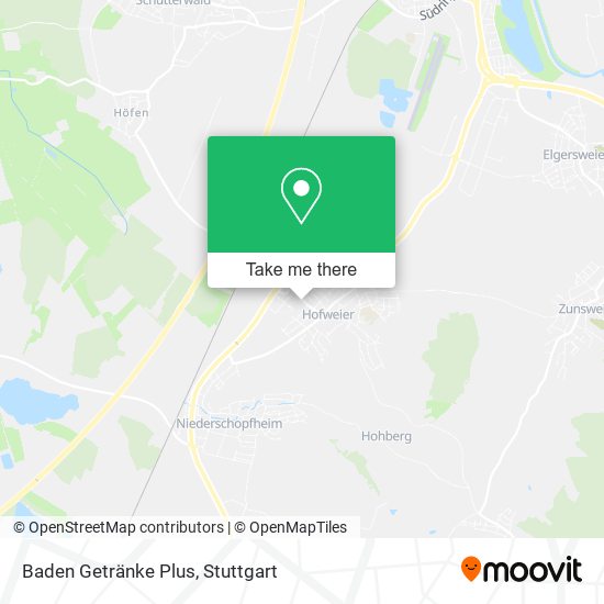 Baden Getränke Plus map