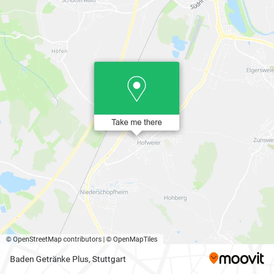 Карта Baden Getränke Plus