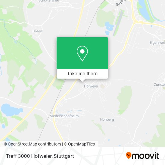 Treff 3000 Hofweier map