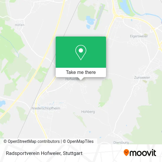 Radsportverein Hofweier map