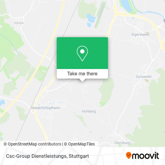 Csc-Group Dienstleistungs map