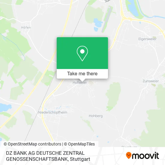 Карта DZ BANK AG DEUTSCHE ZENTRAL GENOSSENSCHAFTSBANK