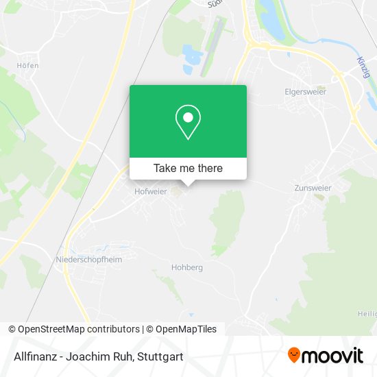 Allfinanz - Joachim Ruh map