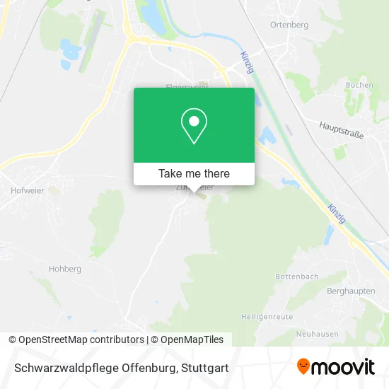 Карта Schwarzwaldpflege Offenburg