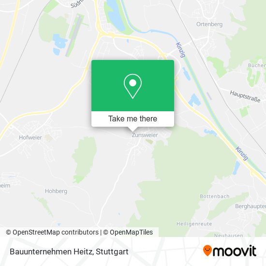 Bauunternehmen Heitz map