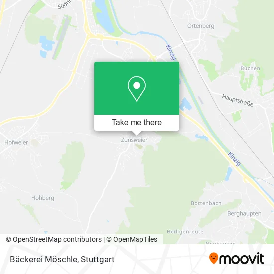 Карта Bäckerei Möschle