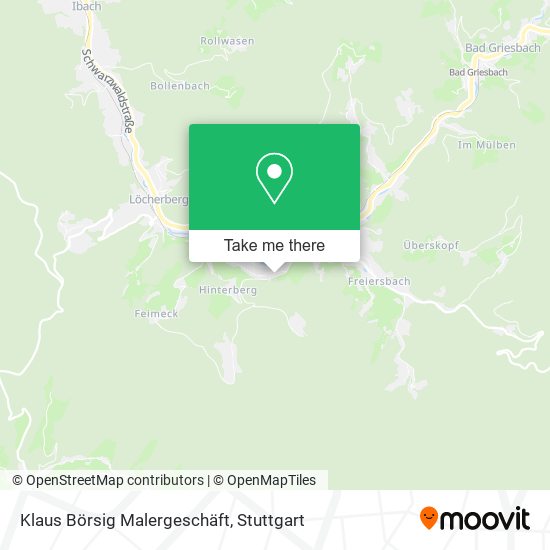 Klaus Börsig Malergeschäft map