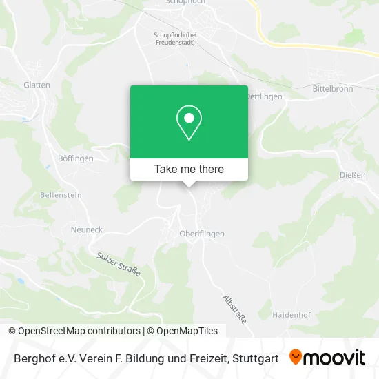 Berghof e.V. Verein F. Bildung und Freizeit map