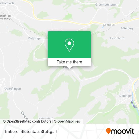 Imkerei Blütentau map