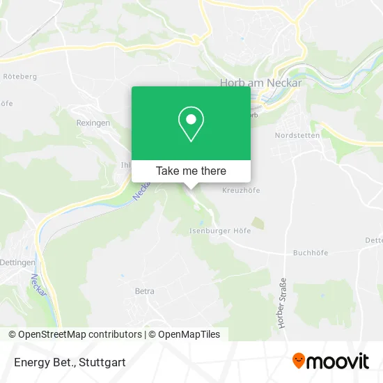 Карта Energy Bet.