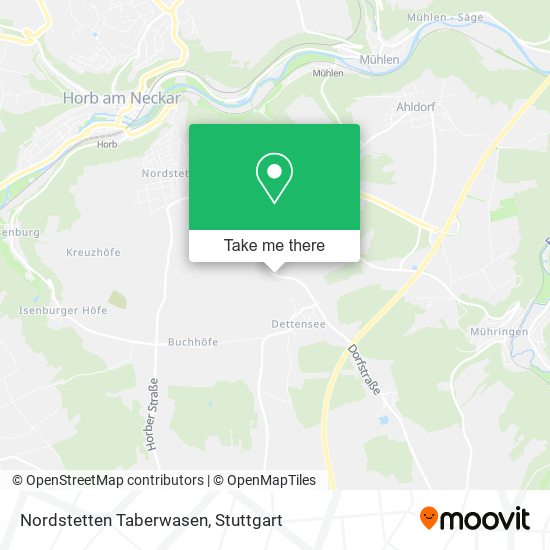 Карта Nordstetten Taberwasen