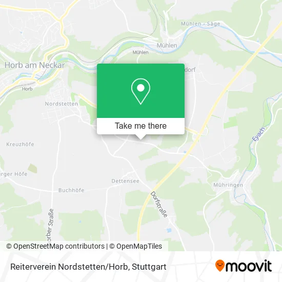 Карта Reiterverein Nordstetten/Horb