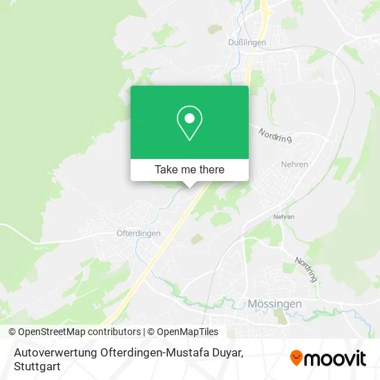 Карта Autoverwertung Ofterdingen-Mustafa Duyar