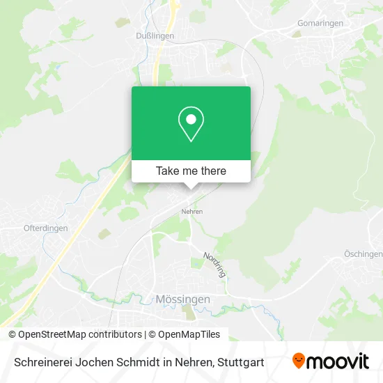 Карта Schreinerei Jochen Schmidt in Nehren