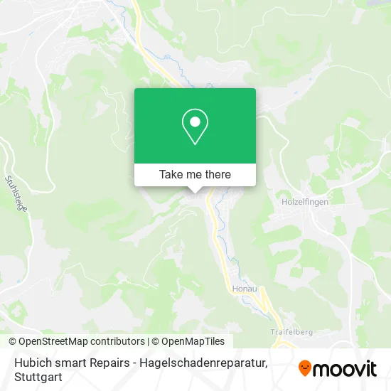 Карта Hubich smart Repairs - Hagelschadenreparatur