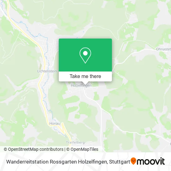 Карта Wanderreitstation Rossgarten Holzelfingen