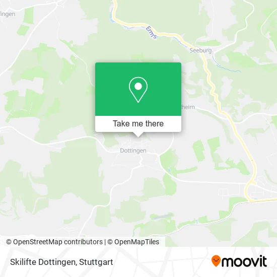 Карта Skilifte Dottingen