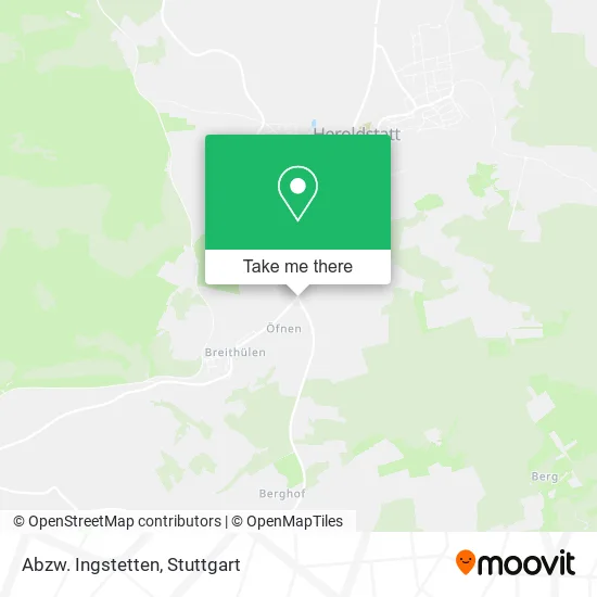 Карта Abzw. Ingstetten