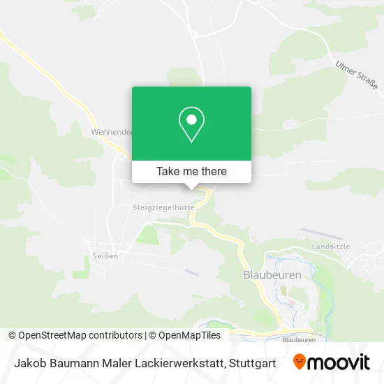 Карта Jakob Baumann Maler Lackierwerkstatt