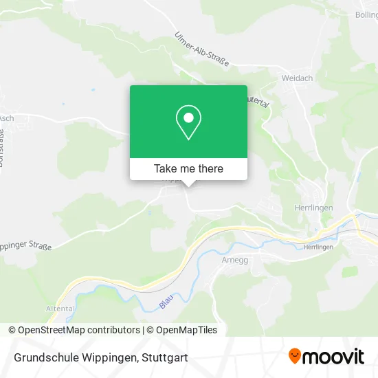 Карта Grundschule Wippingen