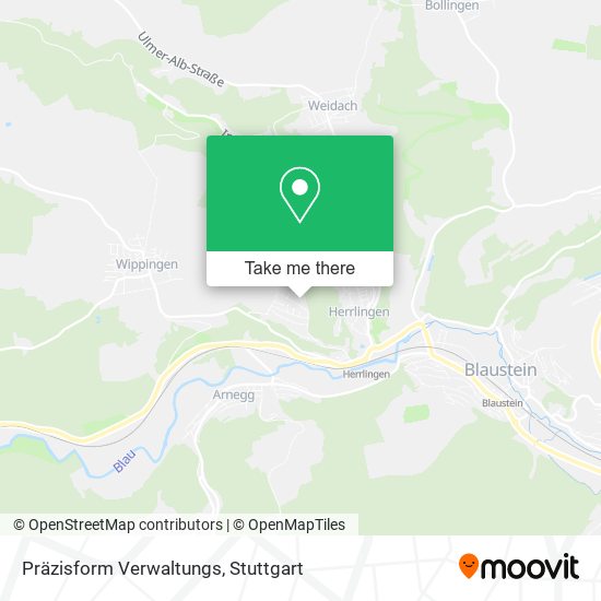 Карта Präzisform Verwaltungs