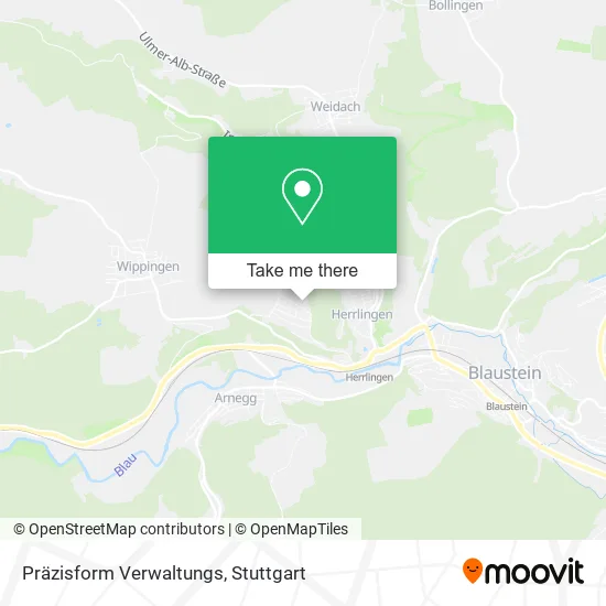 Карта Präzisform Verwaltungs