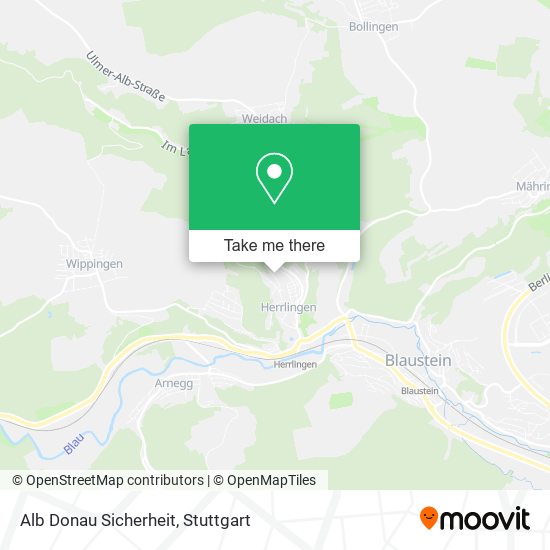 Alb Donau Sicherheit map