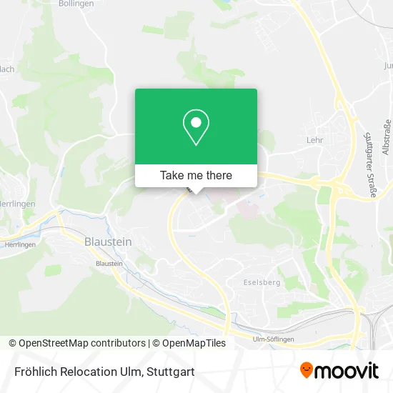 Карта Fröhlich Relocation Ulm