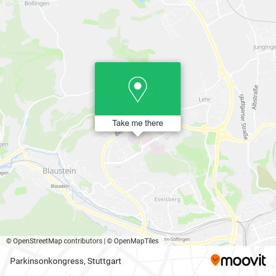 Карта Parkinsonkongress