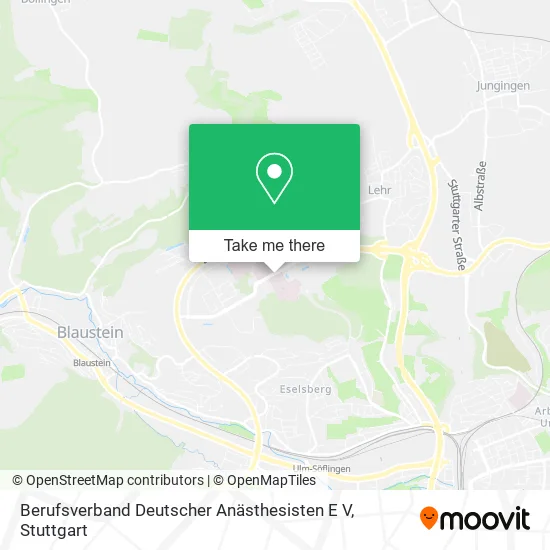 Карта Berufsverband Deutscher Anästhesisten E V