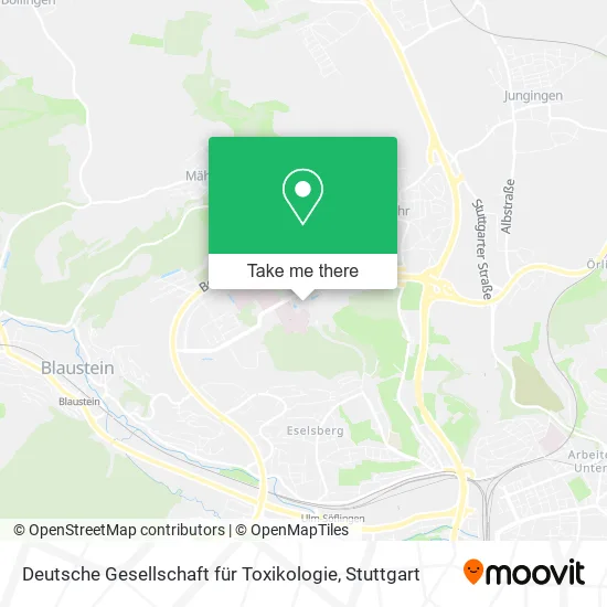 Карта Deutsche Gesellschaft für Toxikologie