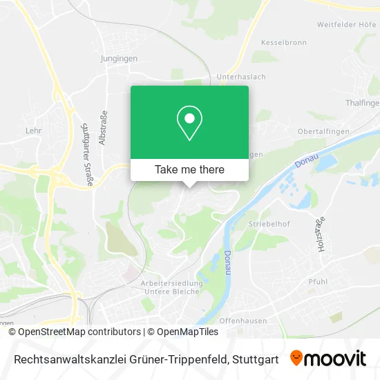 Карта Rechtsanwaltskanzlei Grüner-Trippenfeld