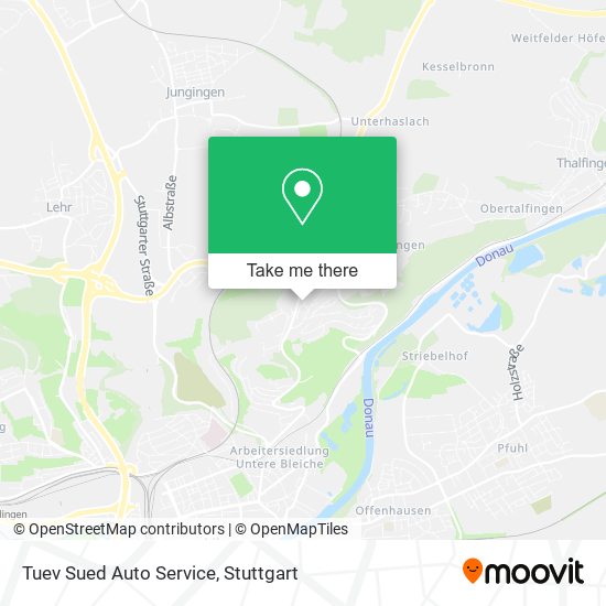 Tuev Sued Auto Service map