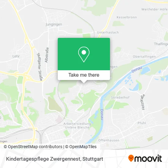 Карта Kindertagespflege Zwergennest