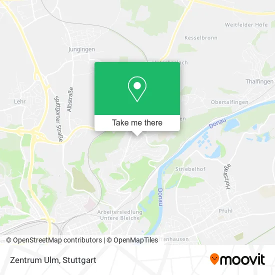 Карта Zentrum Ulm