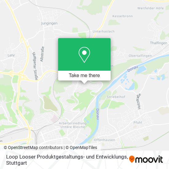 Loop Looser Produktgestaltungs- und Entwicklungs map