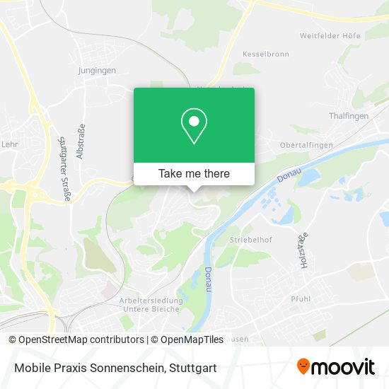 Mobile Praxis Sonnenschein map
