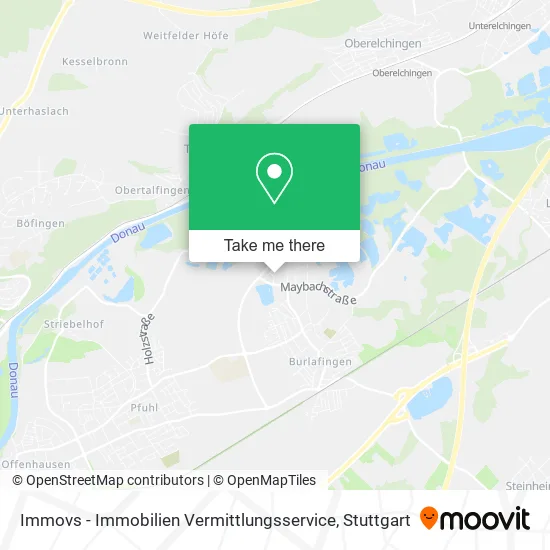 Карта Immovs - Immobilien Vermittlungsservice