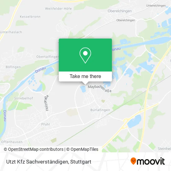 Карта Utzt Kfz Sachverständigen
