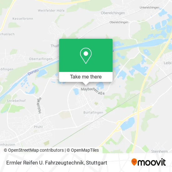 Карта Ermler Reifen U. Fahrzeugtechnik