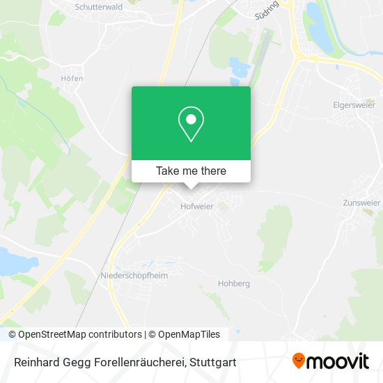 Reinhard Gegg Forellenräucherei map