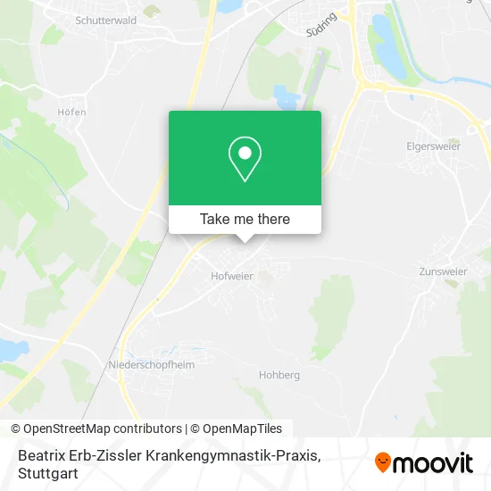 Карта Beatrix Erb-Zissler Krankengymnastik-Praxis