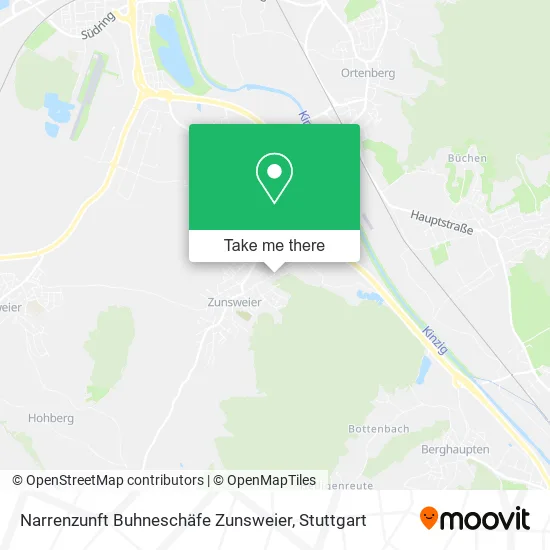 Карта Narrenzunft Buhneschäfe Zunsweier