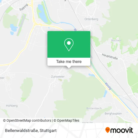 Карта Bellenwaldstraße