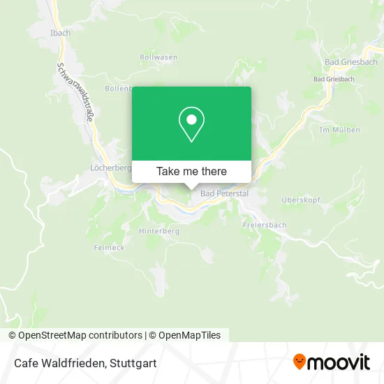 Карта Cafe Waldfrieden