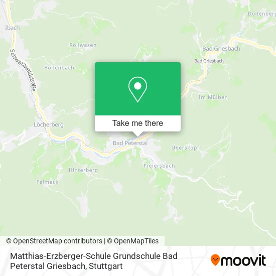 Карта Matthias-Erzberger-Schule Grundschule Bad Peterstal Griesbach