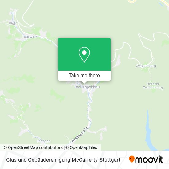Glas-und Gebäudereinigung McCafferty map