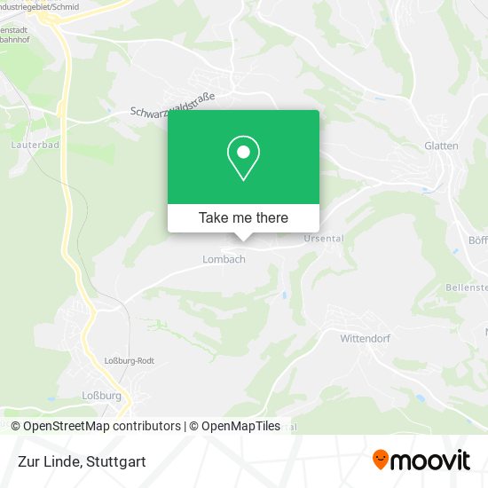Карта Zur Linde