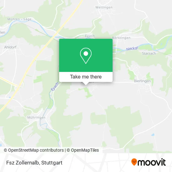 Fsz Zollernalb map