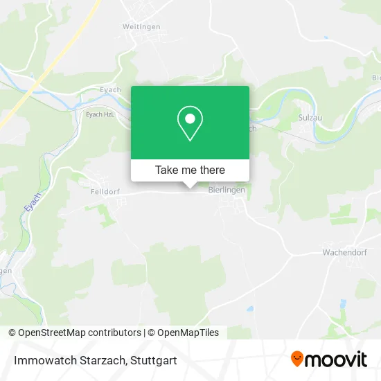 Карта Immowatch Starzach